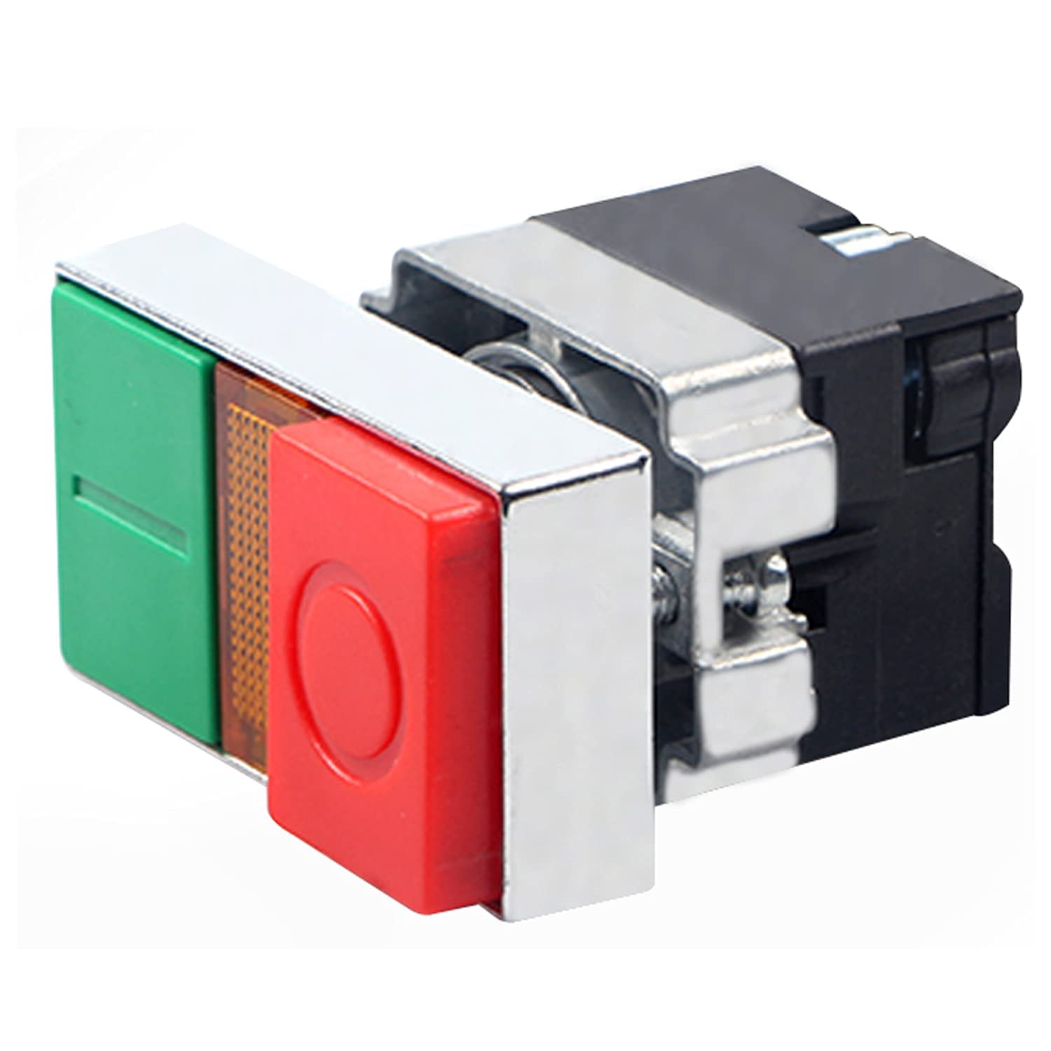 KAMSTEALTH Double Head Push Button with Signal Lamp