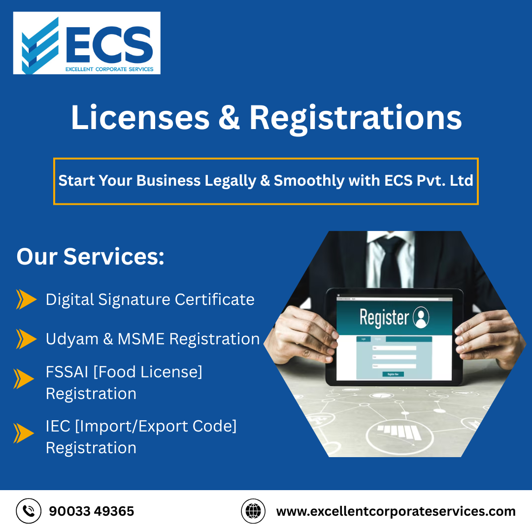 Licenses & Registrations
