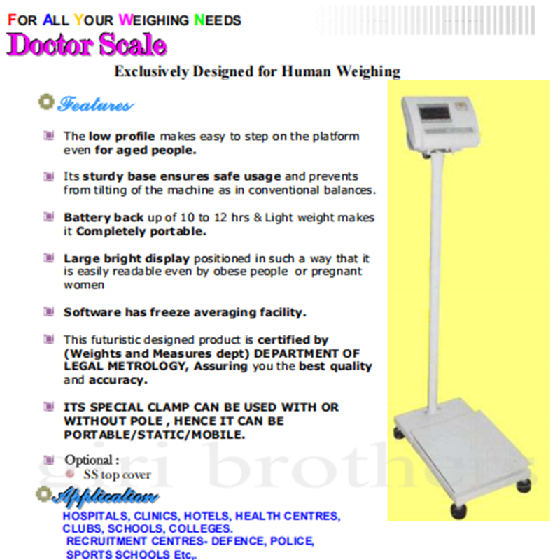 DOCTOR SCALE