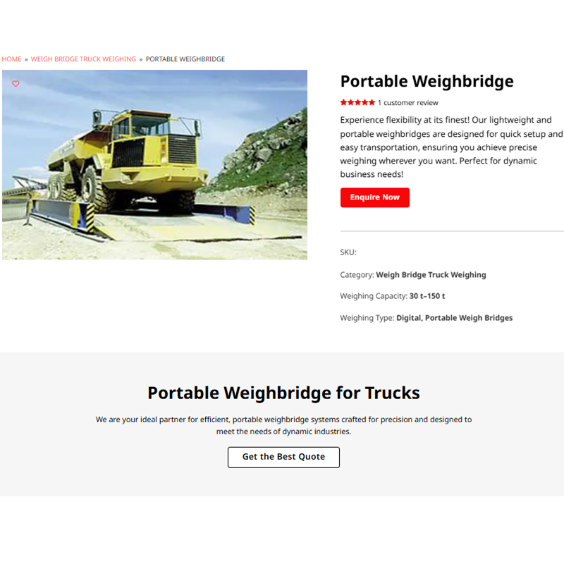 Portable Weighbridge